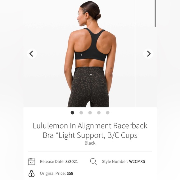 EUC Lululemon in alignment b/c brier rose size 8 - Picture 3 of 3